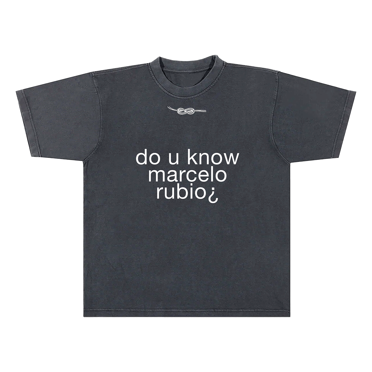 do u know T-shirt - Dark Gray