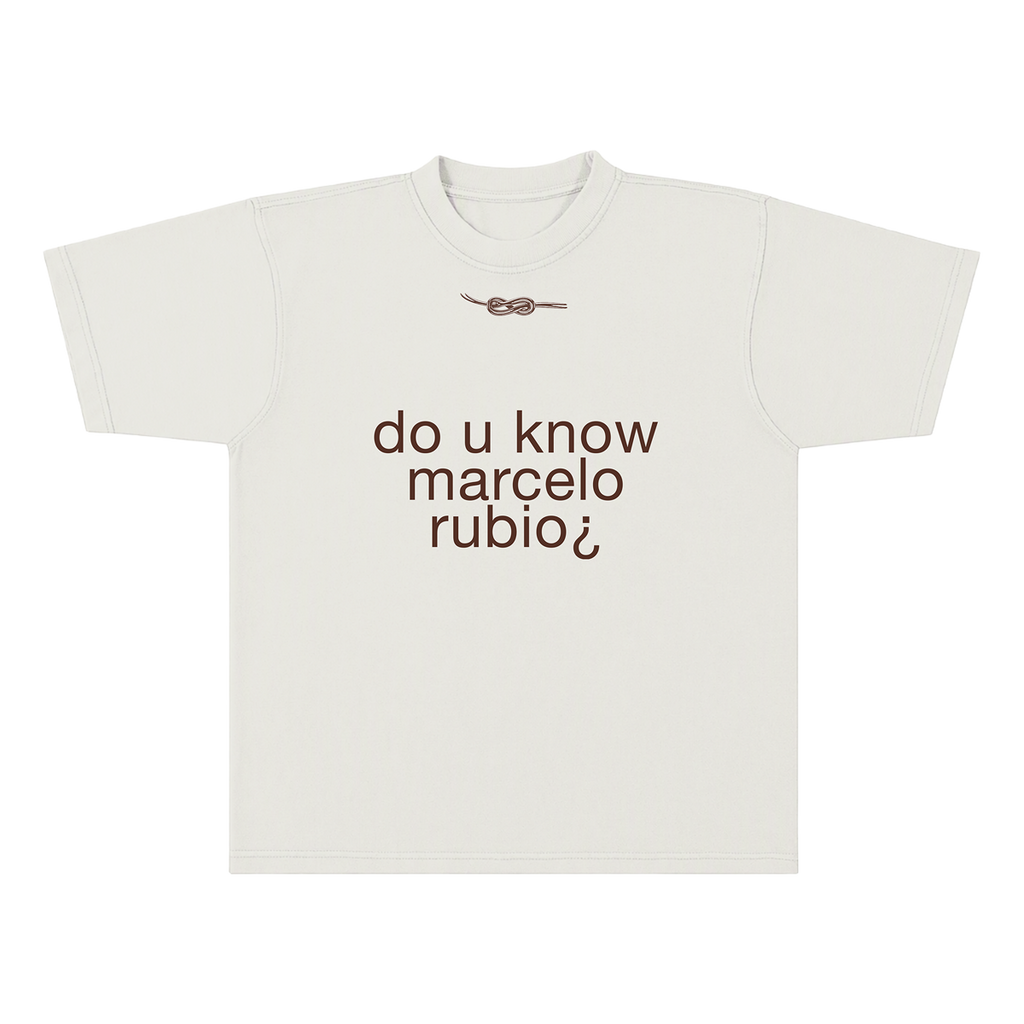 do u know T-shirt - Off White