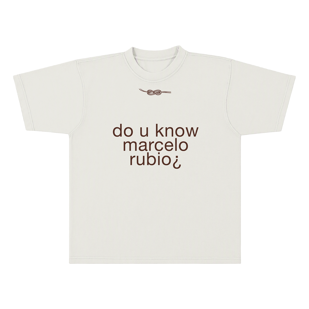 do u know T-shirt - Off White